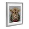 Stupell Industries Snowy Day Christmas Cow Framed Print Under Glass, design by Sara G. Designs